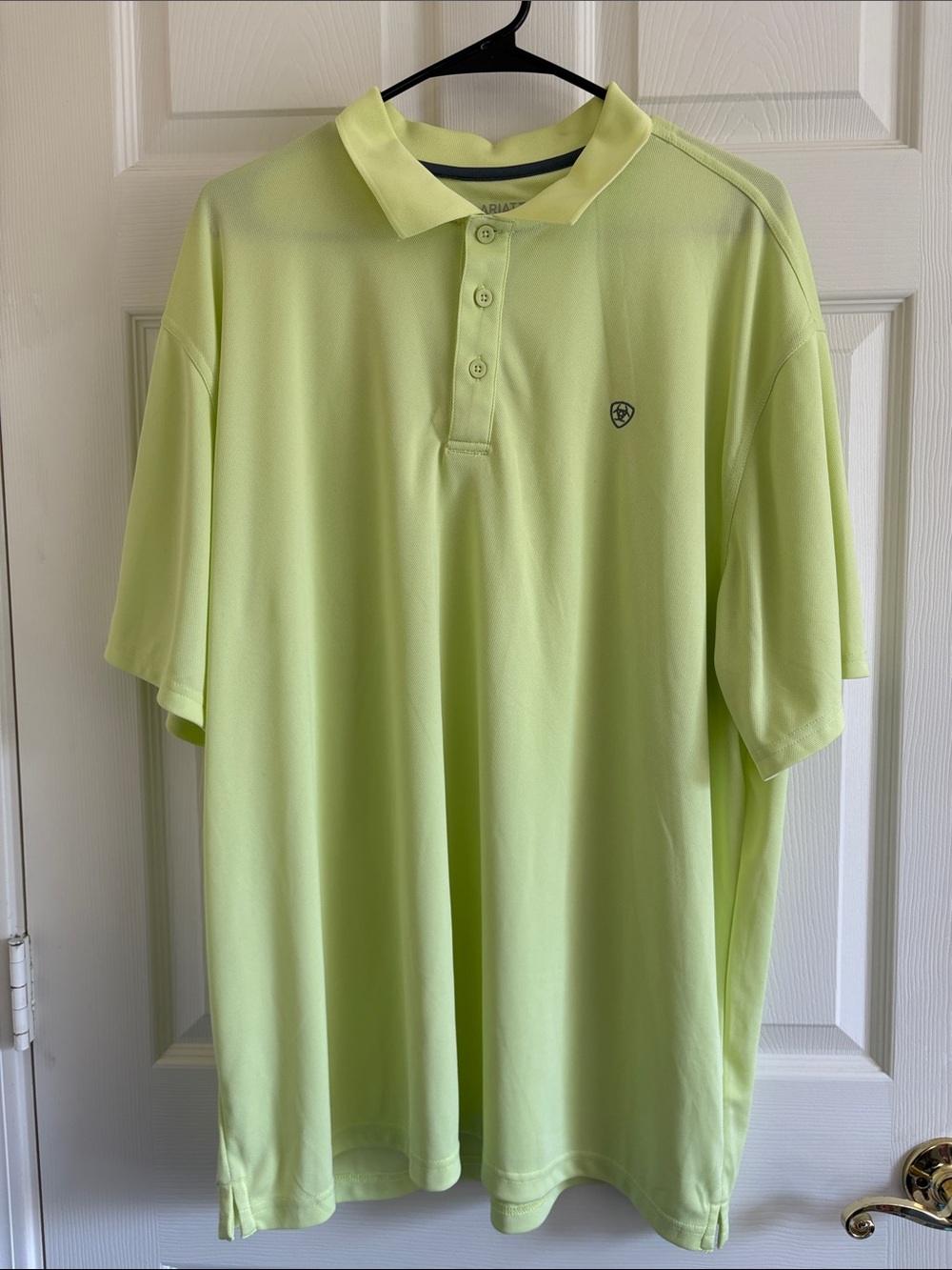 AriatTek Lightweight Neon‎ Lime Performance Polo